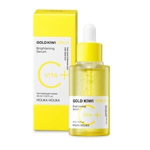 Gold Kiwi Vita C+ Brightening Serum Dermatologist Tested Holika Face Moisturizer